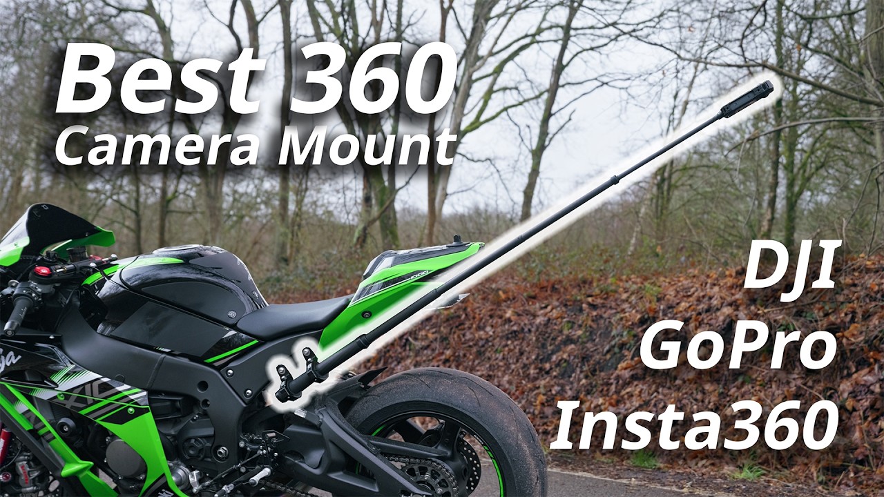BEST 360 Camera Motorcycle Mounting Point - (Insta360, DJI, GoPro)