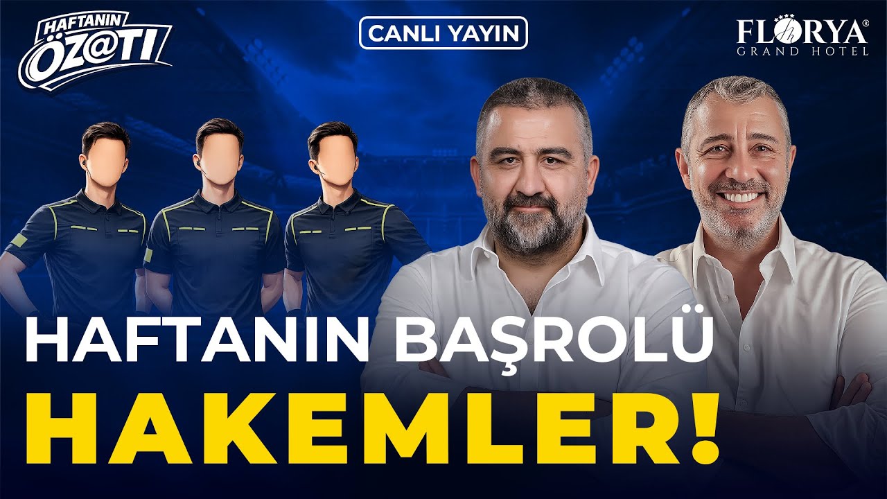 CANLI🔴 Beşiktaş-Galatasaray Hakem Kararları | Sadettin Saran, Tedesco | Ümit Özat, Melih Ş.