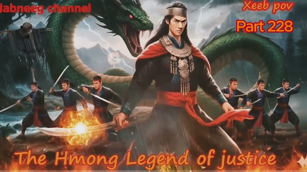 Xeeb Pov The Swordsman legend Episode 228 -  Hmong Action Warrior Story