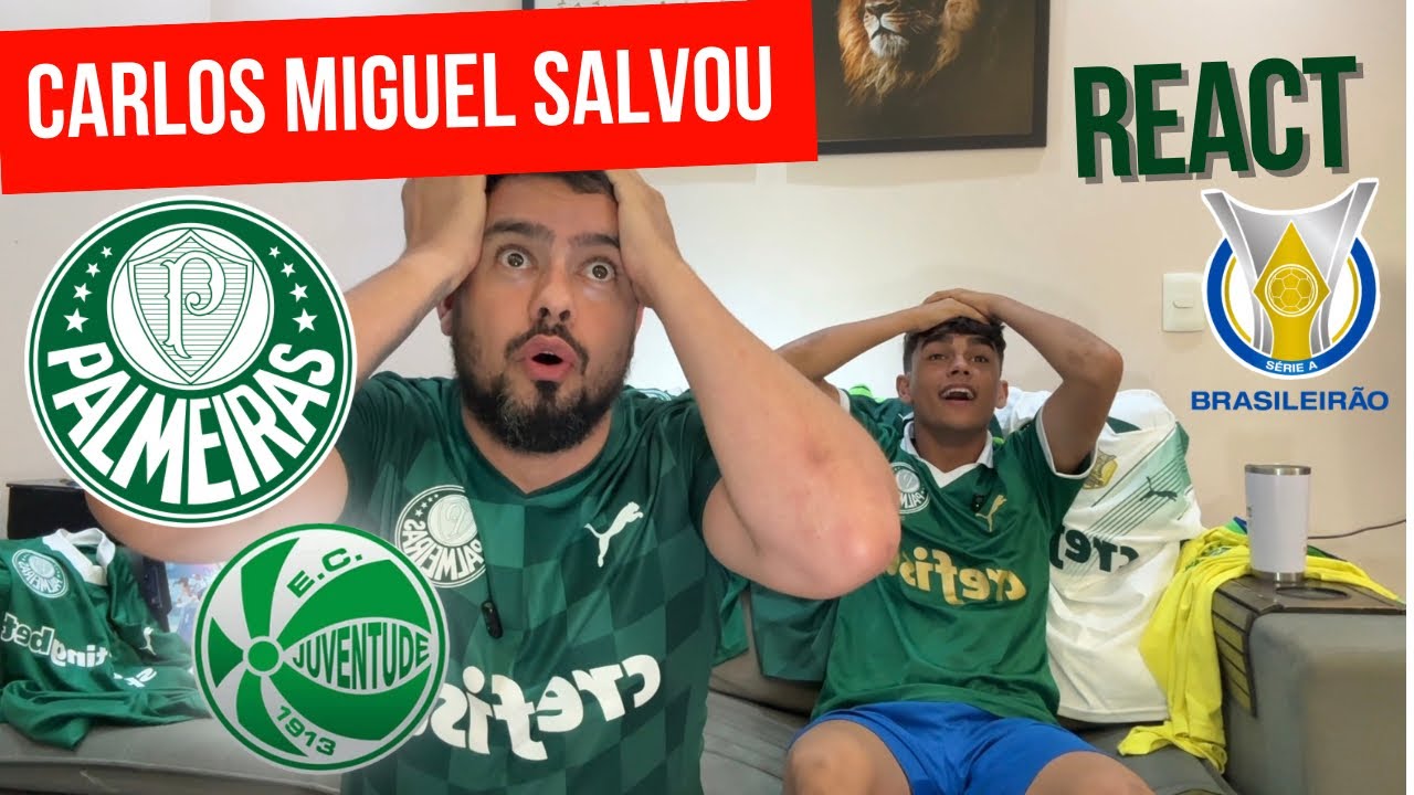 React Juventude 0 x 2 Palmeiras