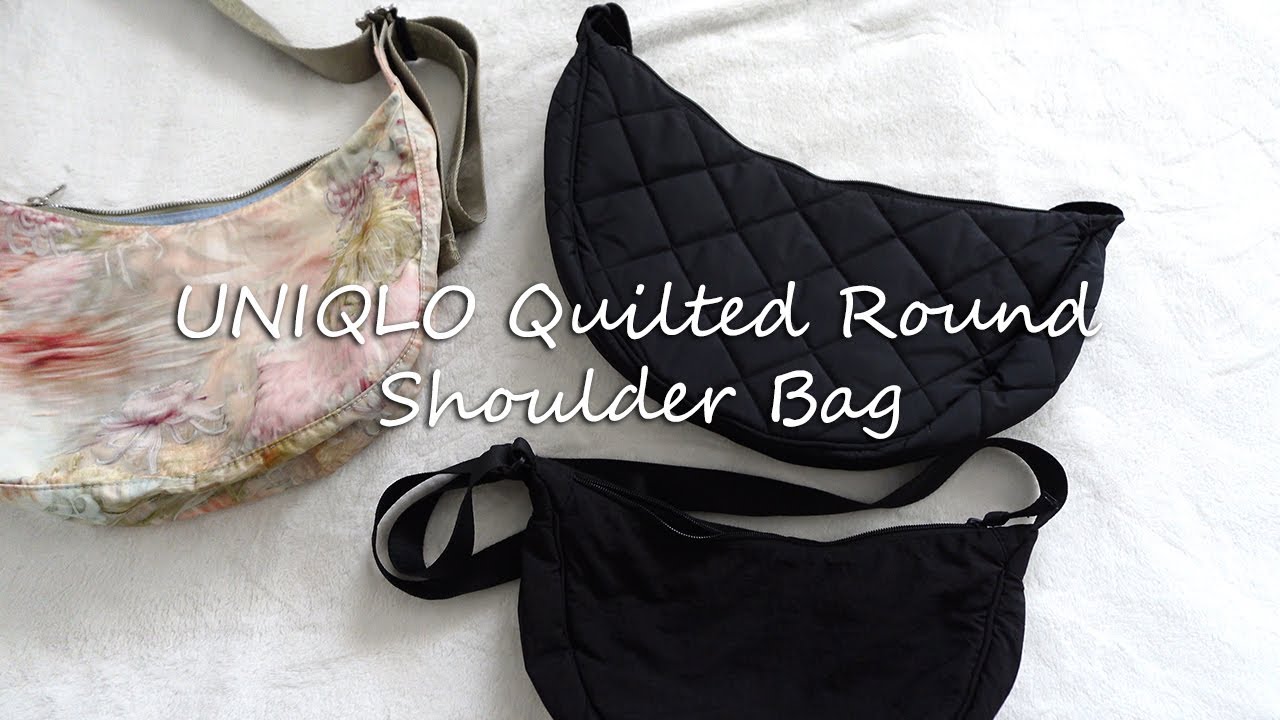 UNIQLO Quilted Round Shoulder Bag