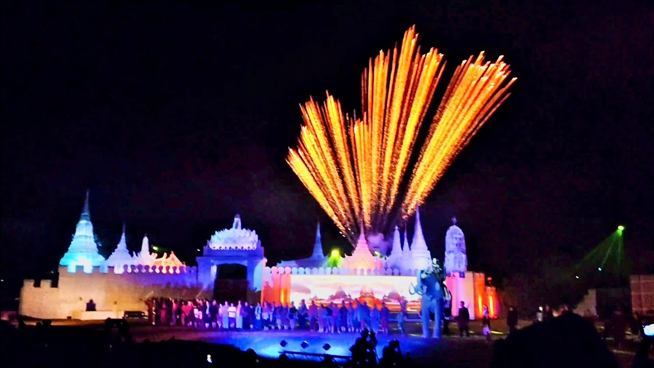 🎇ดูพลุ🎆งานแสงสีเสียง+เลี้ยงช้าง @งานพระนเรศวรฯ | น้องส์เยียร์ #funny #cute #shorts #ฟีดดดシ #เด็กน้อย