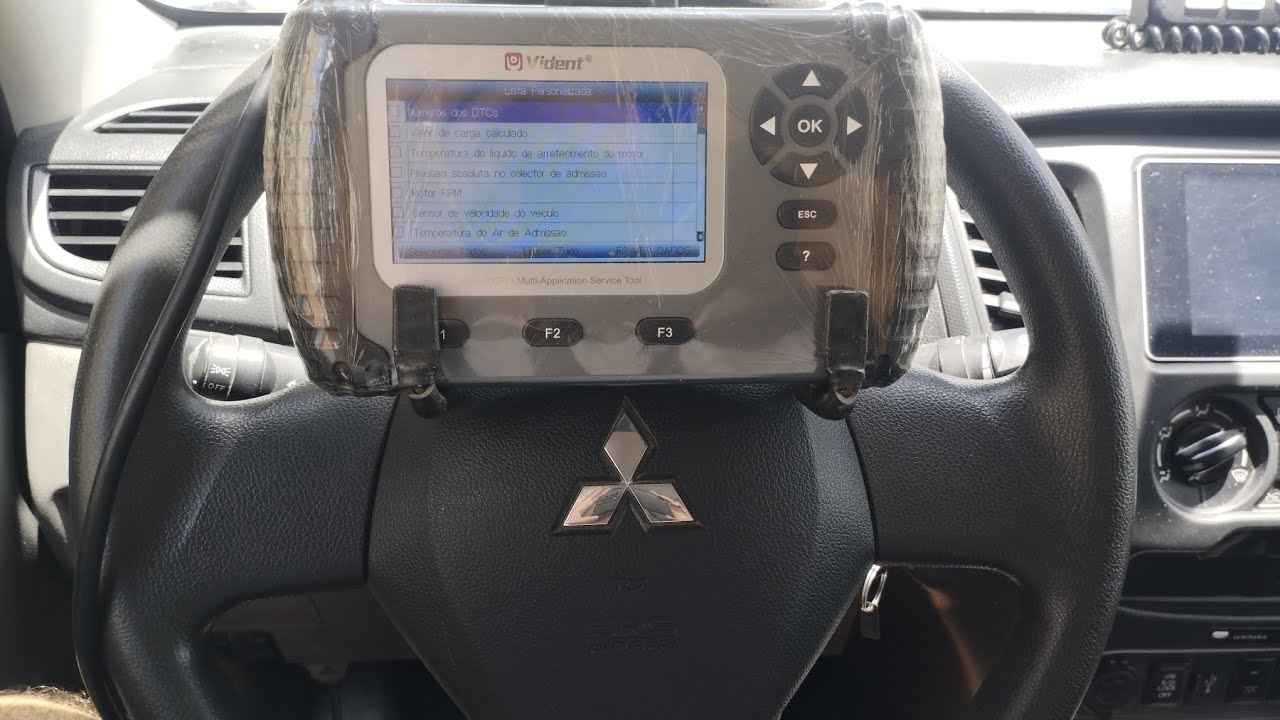 Regeneração do filtro de Particulas com o escaner vident 702 Pro Mitsubishi L200 Triton 2.4 ano 2023