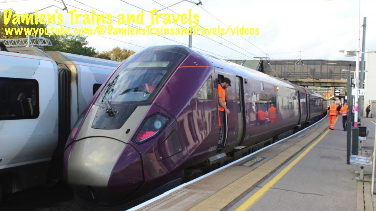 Class 810 On Test Run, No. 810001 Arriving at Bedford Railway Station, 23rd October 2024
