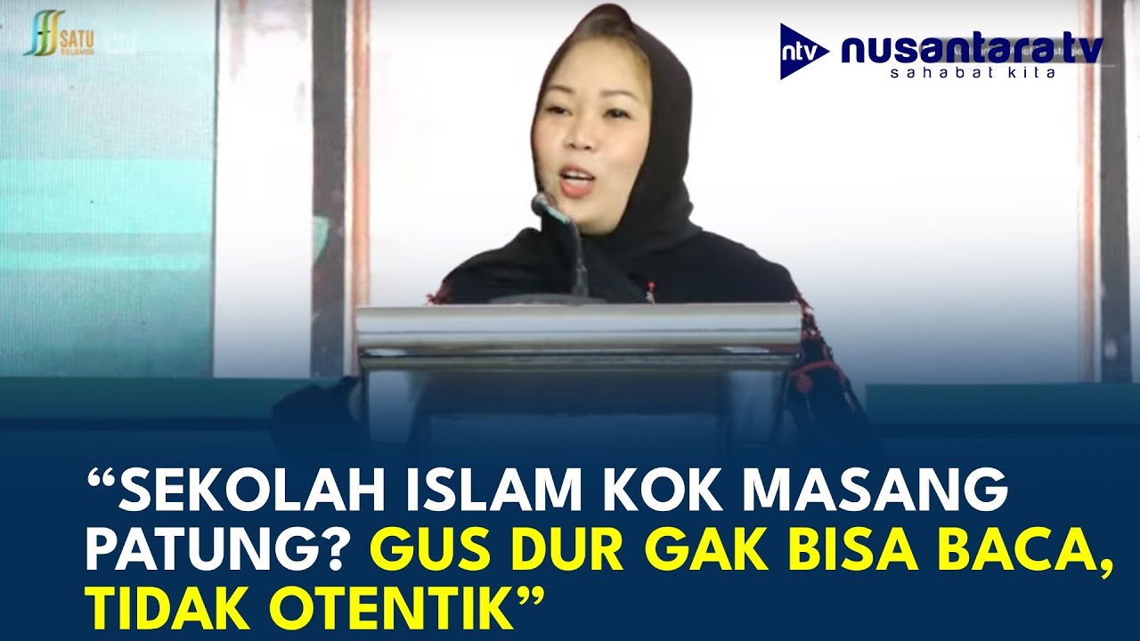 Viral Lagi, Inayah Wahid ‘Roasting’ Gus Dur Saat Peresmian Patung: Beliau Gak Bisa Baca | NTV