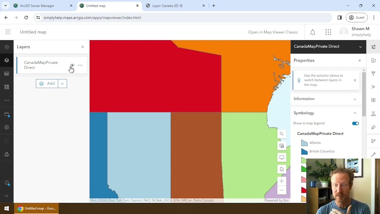 Using ArcGIS Server map services in ArcGIS Online