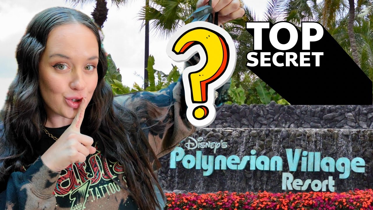 DISNEY WORLD'S BIGGEST SECRET 🤫 Hidden Gem At The Polynesian Resort!