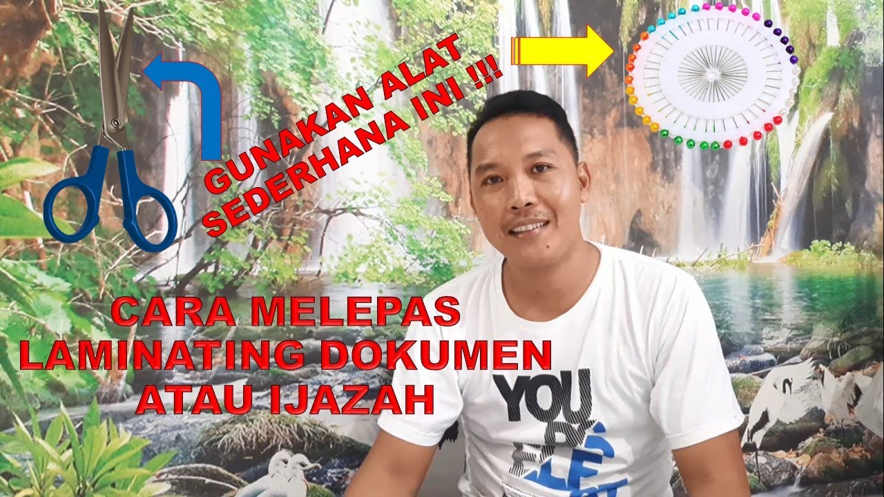 CARA MELEPAS LAMINATING IJAZAH YANG AMAN||CARA MEMBUKA PRES IJAZAH #ijazah #laminating