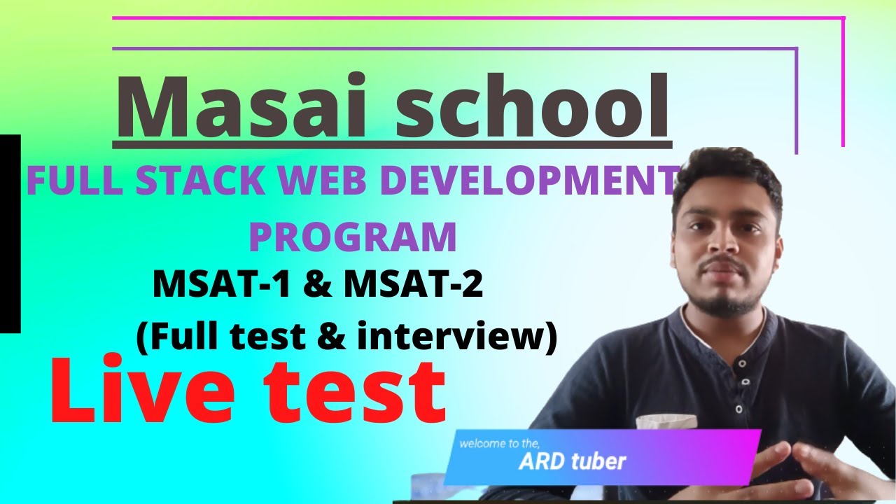 MSAT test || Masai school test || MSAT interview || MSAT live test answers