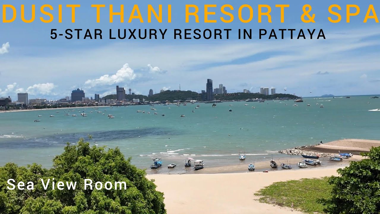 My 5-Star SEA VIEW Room in Pattaya 🇹🇭 | Dusit Thani Luxury Resort Tour!