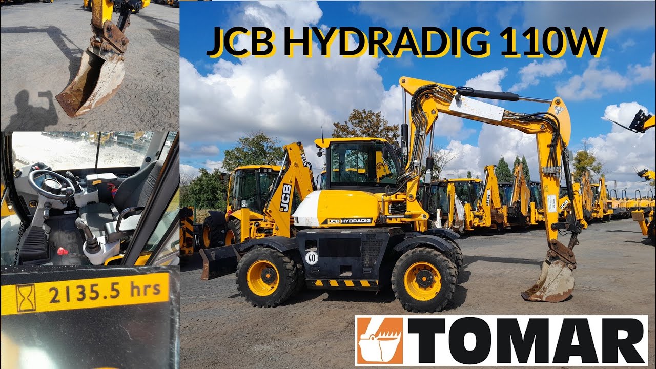 JCB HYDRADIG 110W 2017r ID 4957 tel +48 575 316 333 wheeled excavator koparka kołowa