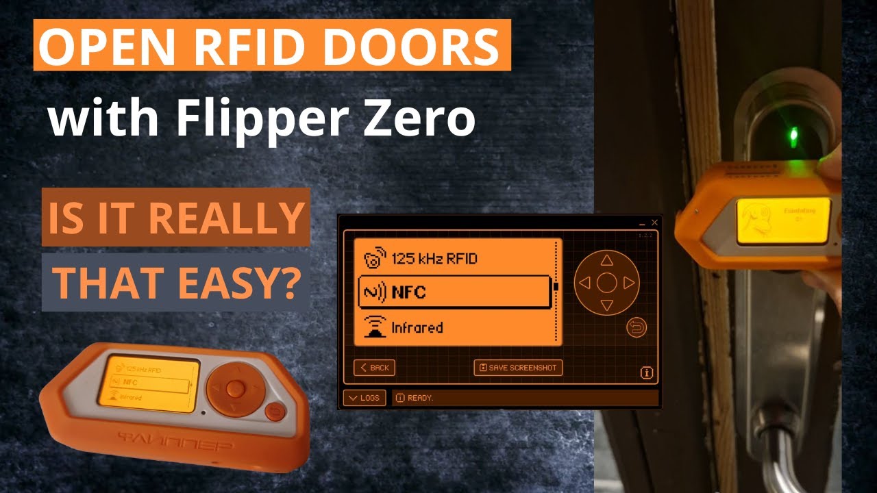 Открывайте двери с FlipperZero #flipperzero