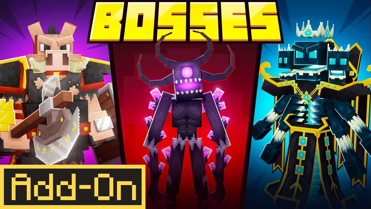 BOSSES Дополнение | Майнкрафт Рынок | Демонстрация