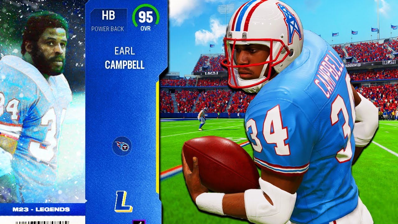 Earl Campbell is an ABSOLUTE Animal in Madden 23!
