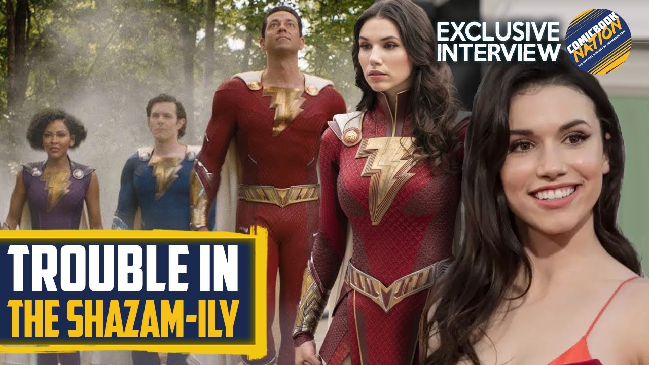 A Shazam-ily FEUD?! 1 On 1 With Shazam's Grace Caroline Currey!