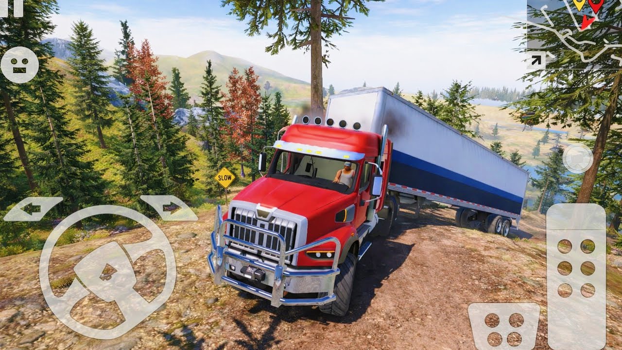 🚛Off-road Masters: 4x4 Simulator🛣️Transporting Cargo through the mountain roads and rivers ✅