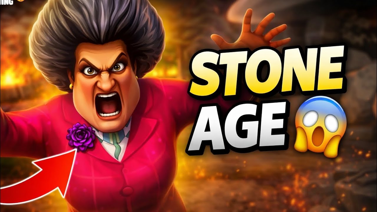 Scary Teacher Stone Age 😱 | Full Mission Gameplay in Hindi | Bawaal Gaming