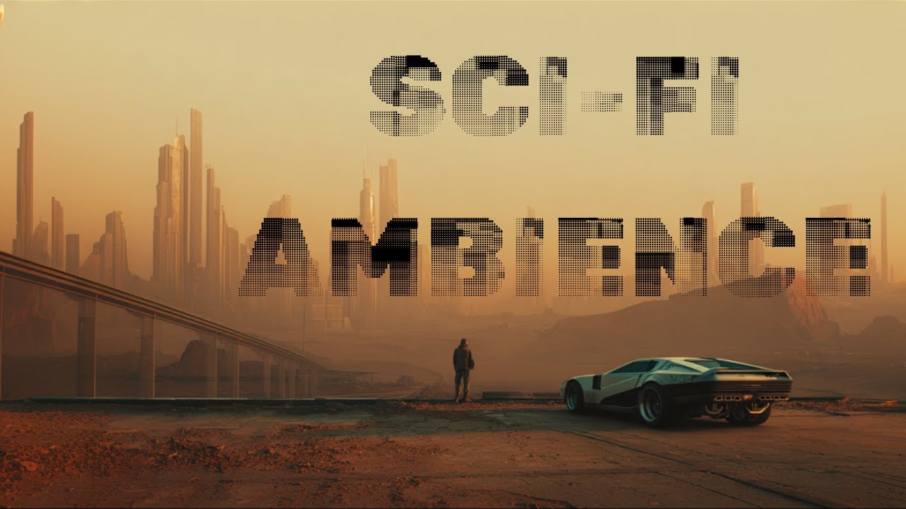 Sci-fi Future City Ambient 🌆 | Dystopian Atmospheric Music for Focus, Reading & Coding