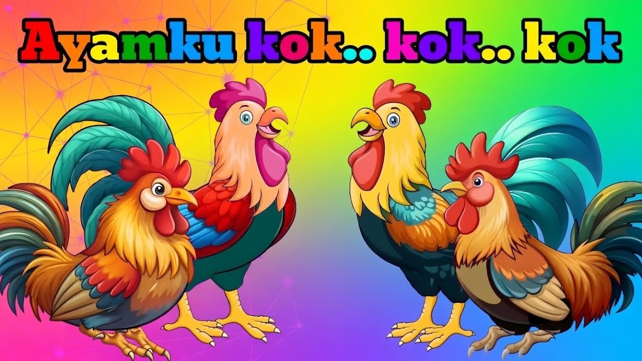 AYAMKU KOK KOK KOK - LAGU ANAK INDONESIA POPULER DAN VIRAL ❤