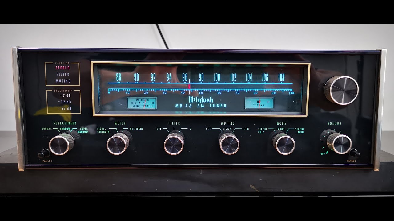 McIntosh MR78 FM Tuner (1972-1982)