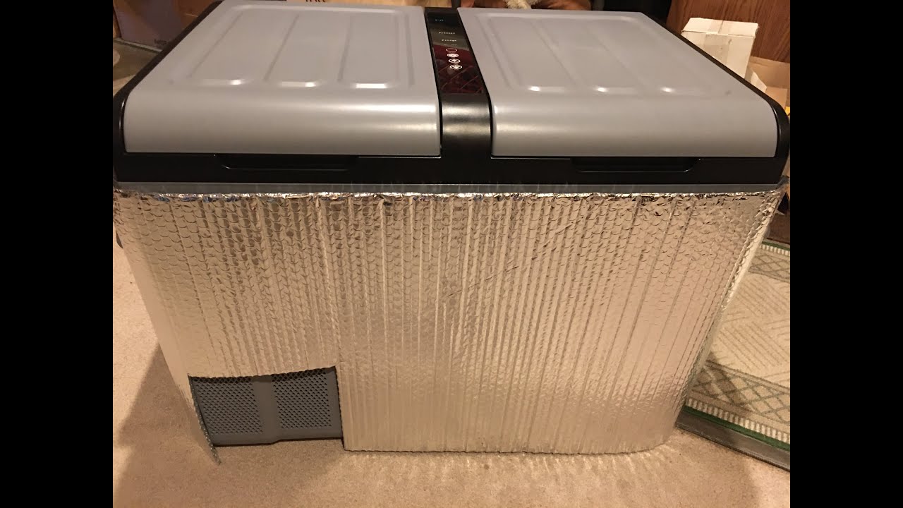 Making an insulated cover for a 12v fridge/freezer unit