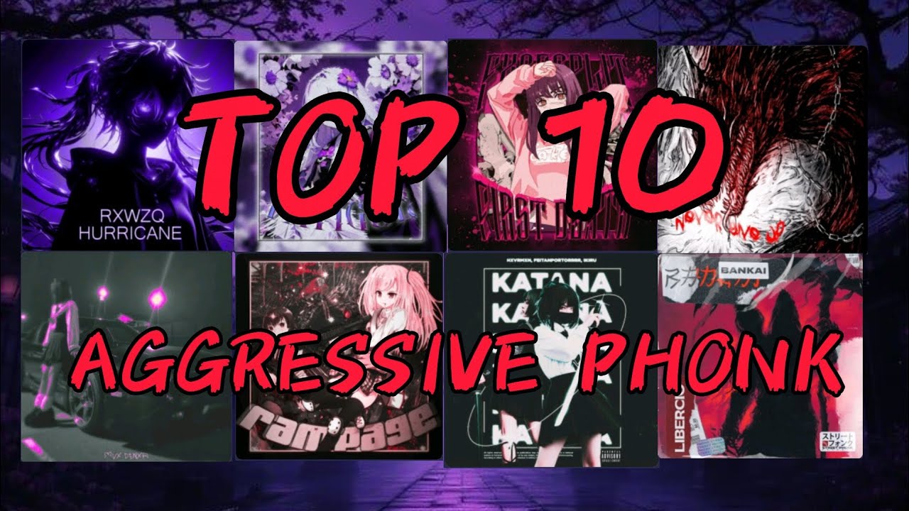Плейлист отборного фонка для дрифта | Top 10 Aggressive Phonk