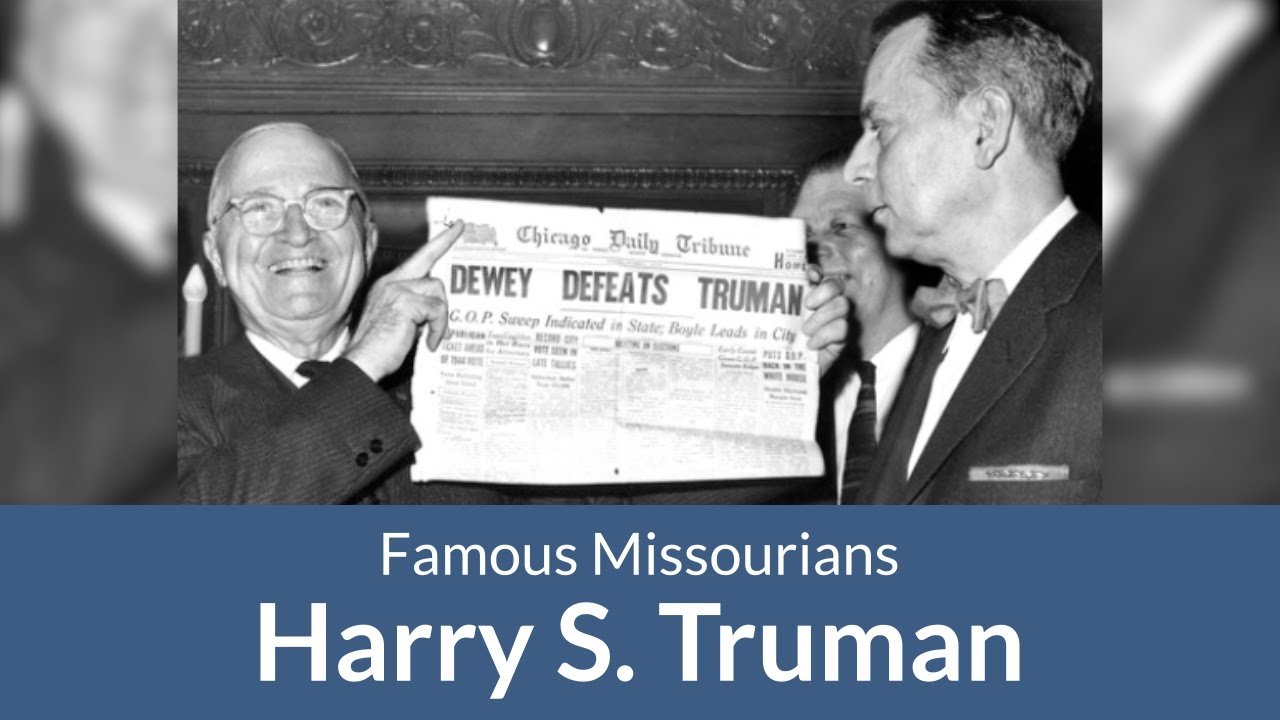 Do you know MO? Famous Missourians - Harry S. Truman