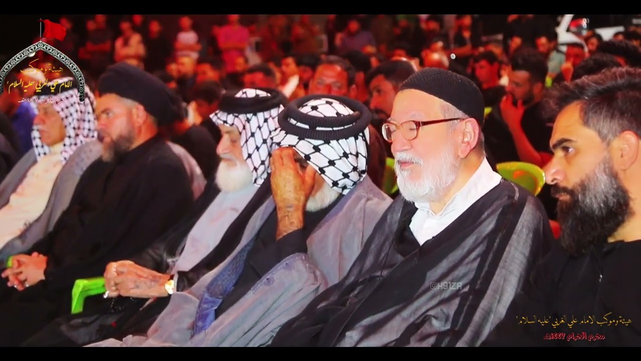 شاهد الشاعر حيدر كاطع الكعبي من مهرجان رفع الراية في علي الغربي