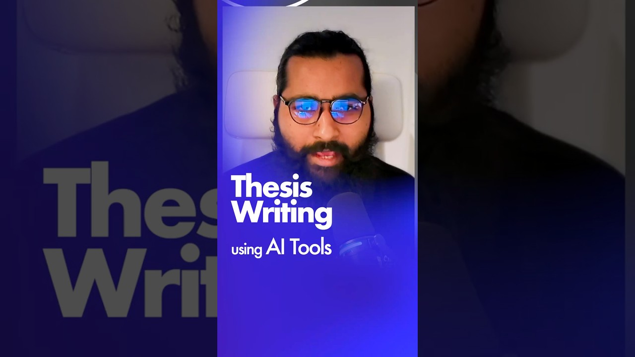 Thesis and research writing Using AI tools scientific writing #thesis #phd #writeup