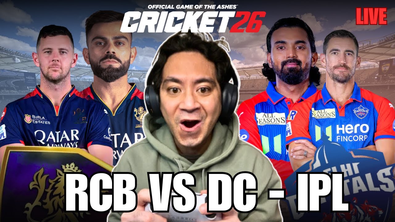 Royal Challengers Banglore vs Delhi Capitals T20 Match | RCB vs DC | Cricket 26 Live | NoobBroLive