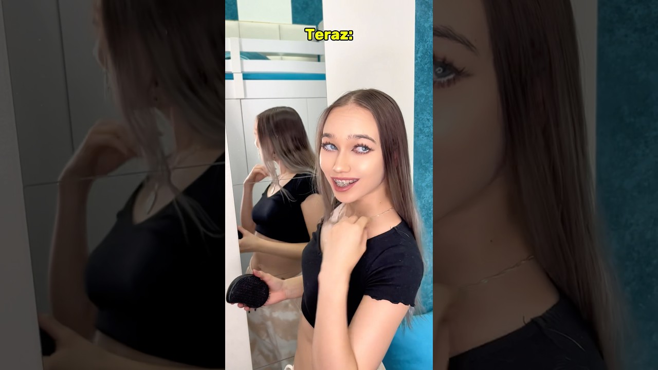 Fryzura nastolatki - KIEDYŚ vs TERAZ | masz długie czy kr&oacute;tkie włosy? 💇🏼&zwj;♀️ #sanderaziomal
