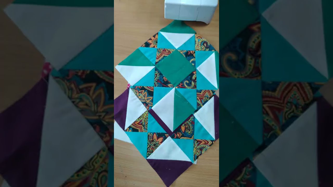 как шить блок пэчворк DIY ,лоскутный узор для одеяла