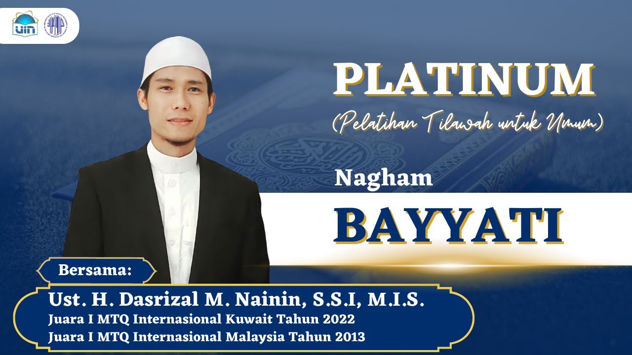 Ustadz  H. Dasrizal M. Nainin || Belajar Nagham Bayyati Bersama Qari Internasional
