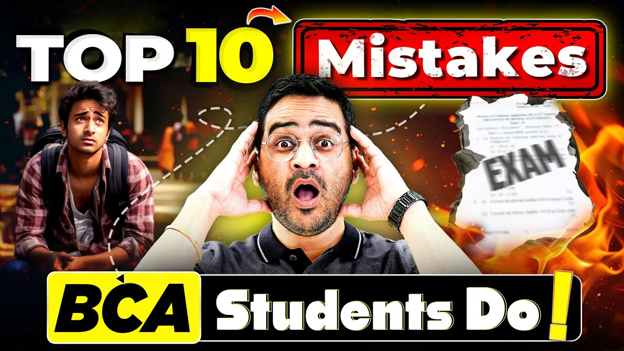 ❌BIG Mistakes to Avoid in BCA Course😱 Most Students Do This Wrong! #bca #bcaCourse #bcacourse #viral