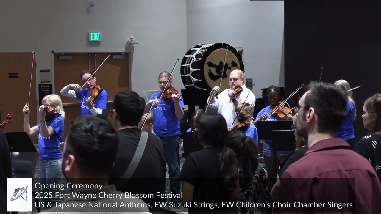 FW Suzuki Strings and FW Children's Choir Chamber Singers (2025 Fort Wayne Cherry Blossom Festival)