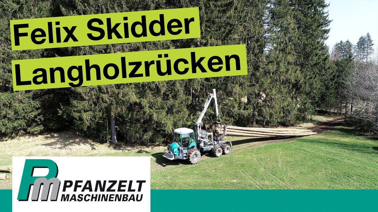 Felix als 6-Rad Skidder beim Langholzrücken | DIE Kombimaschine im Forst
