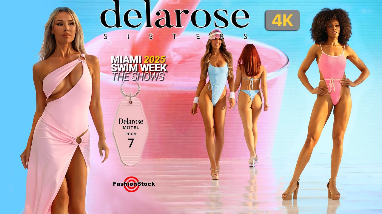 💖 Let’s Get Glam! The Delarose Sisters' Dazzling Swimsuit Finale | Miami Swim Week 2025
