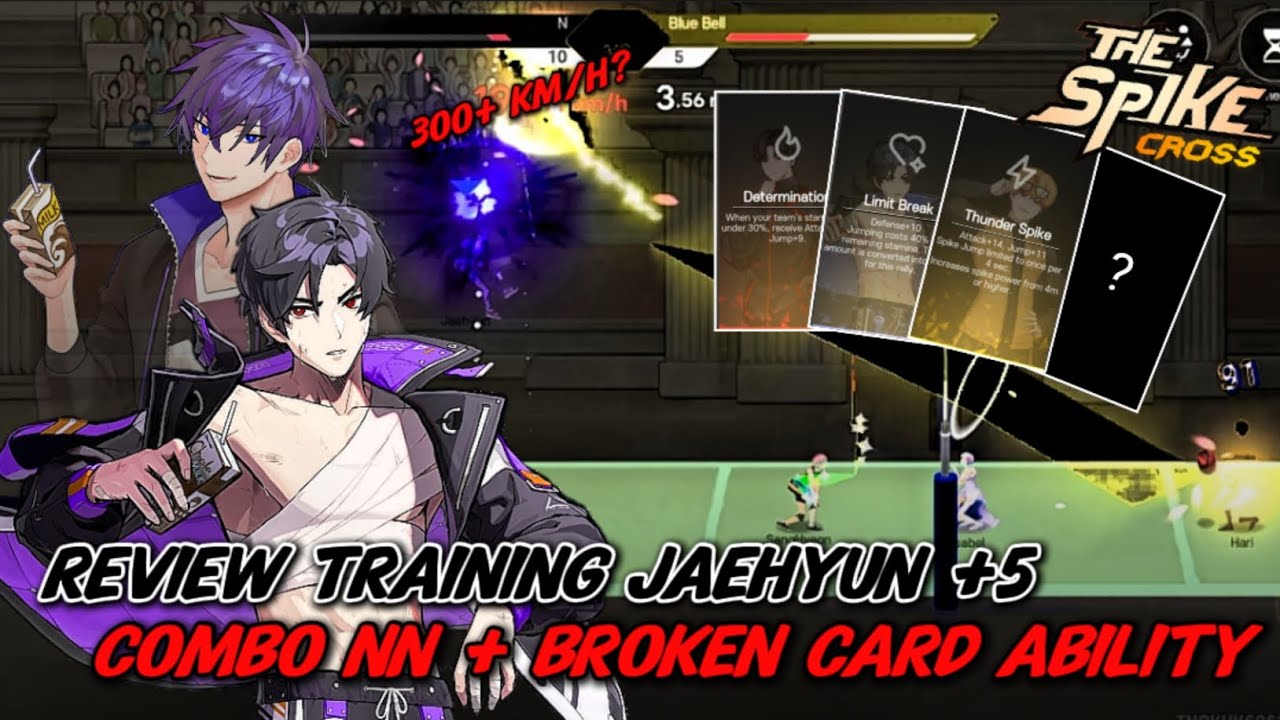 Review Revamp Training Jaehyun +5,Combo NN + Broken Card Ability,Jaehyun Become S+ - The Spike Cross