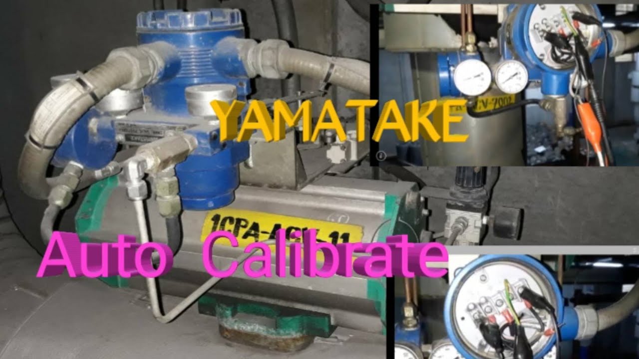 yamatake smart valve  การปรับตั้งค่า Calibrate smart  control  valve