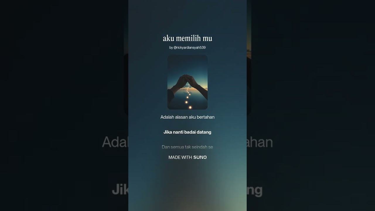 aku memilih mu
