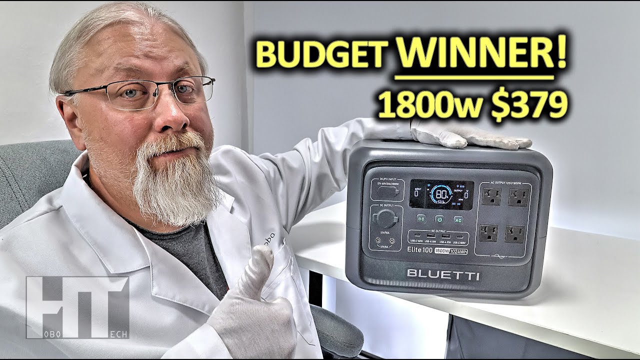 BLUETTI Elite 100 v2 1800w Budget Power Station | $379!