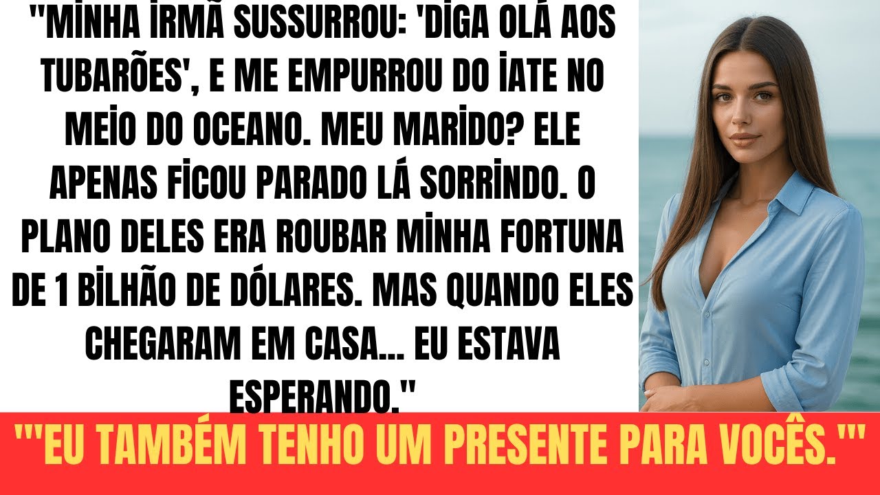 Fui jogada no mar pelo meu marido e irmã. Minha vingança! 🌊⚖️