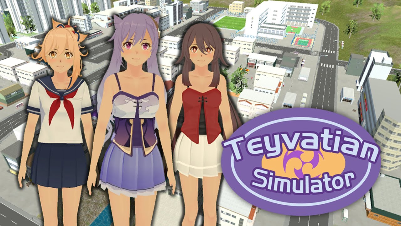 Teyvatian Simulator Trailer (Indie Genshin Impact fangame), Music by @caramellagirls