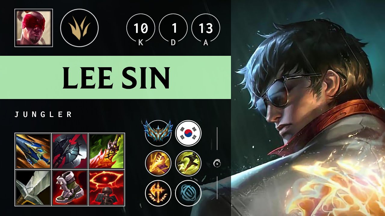 Lee Sin Jungle vs Nidalee - KR Challenger Patch 25.15