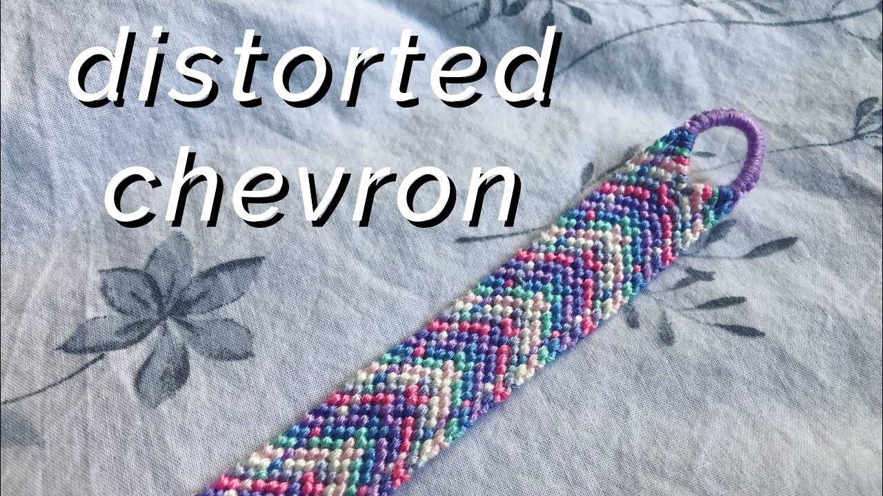 distorted chevron bracelet tutorial! (beginner)