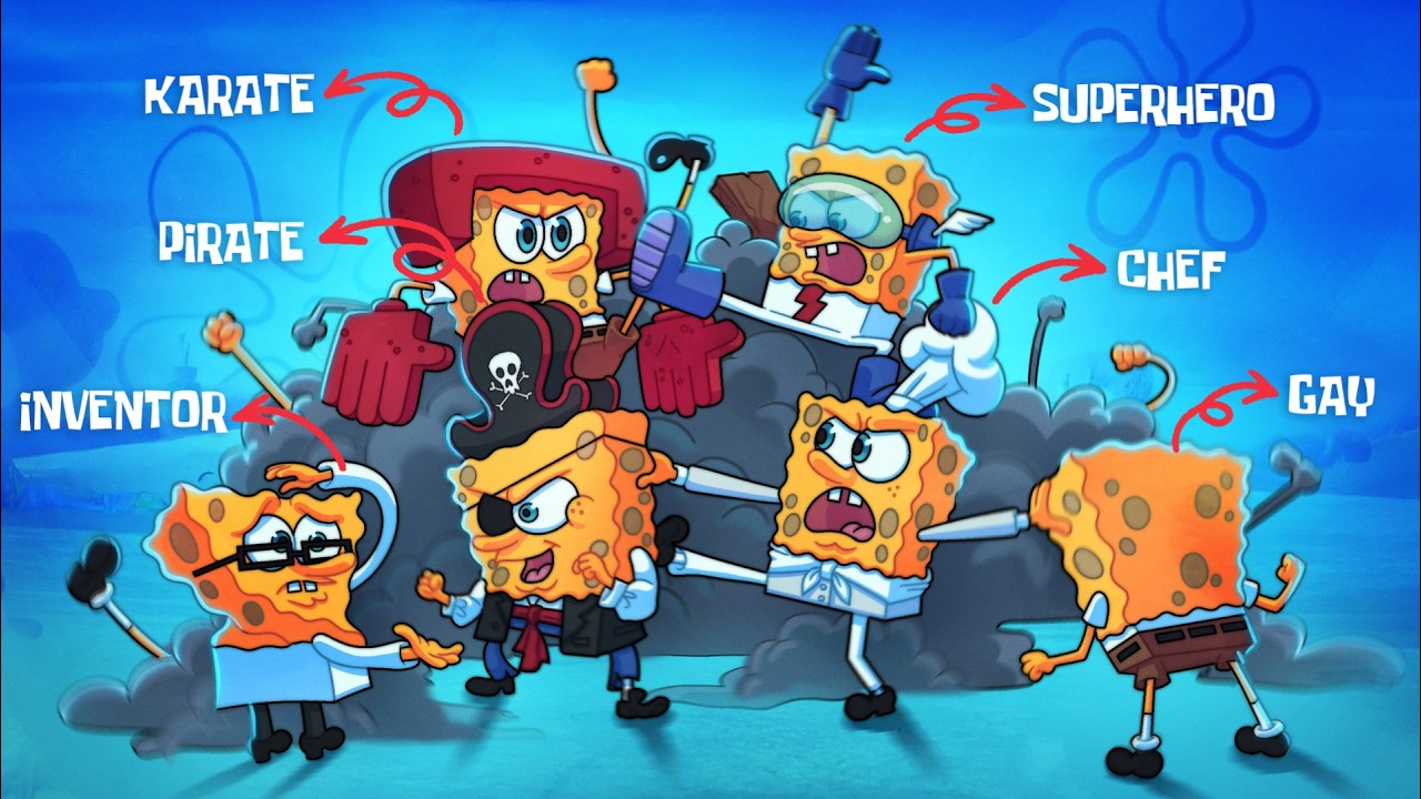 6 Sides of Spongebob..