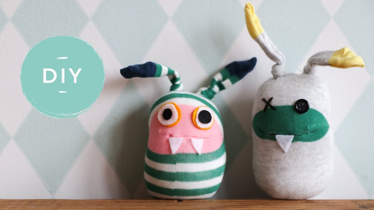 Sokkenmonsters maken | Een leuk knutselidee voor die eenzame sok!