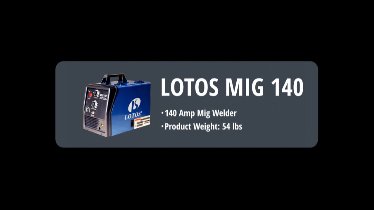 LOTOS MIG140 140 Amp MIG Welder Installation Guide and Demonstration