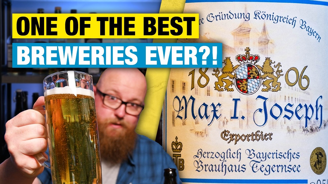 Я ОБОЖАЮ ЭТУ ПИВОВАРНЮ! Tegernseer 1806 Max I Joseph Export Bier [Обзор немецкого лагерного пива]