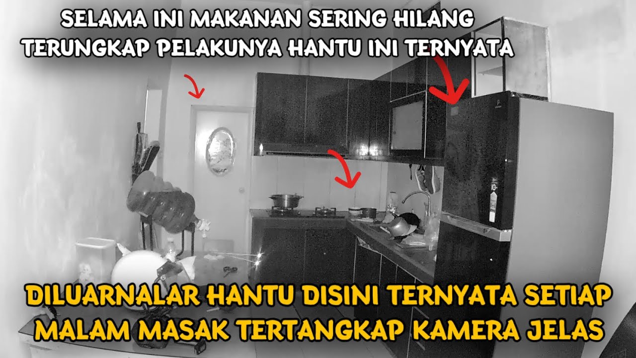 AMPUNN ! PASANG CCTV DI DAPUR LIHAT HASINYA BIKIN KAGET NGGA MASUK AKAL HANTU MASAK TEREKAM JELAS
